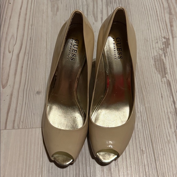 Guess by Marciano Peep Toe Heels, Size 7.5 - Picture 2 of 9